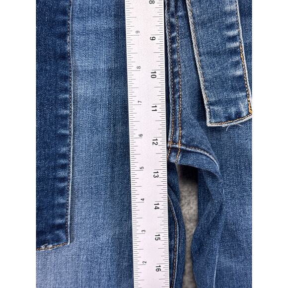 Veronica Beard Jeans 24 / 00 Womens Rosanna 13" Corset High Rise Wide Leg - Picture 4 of 8